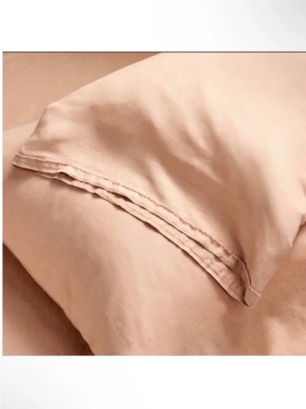NWT California King 100% Linen Sheet Set Light Adobe Clay - Casaluna